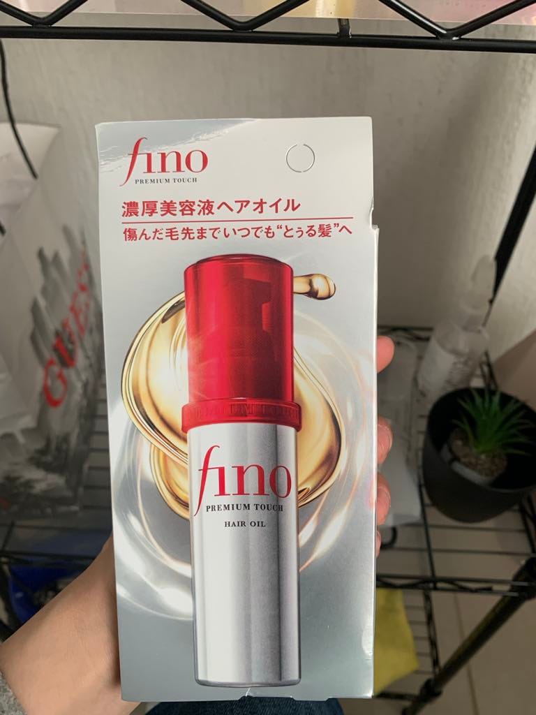 Customer photo review of Shiseido Fino Hair Serum Treatment 70ml