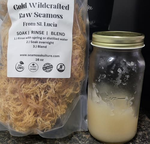 Customer photo review of St. Lucia Wildcrafted Gold Raw Sea Moss