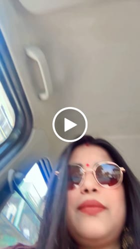 Customer video review of Farhaa Chocolate Brown Ombre Long Rayon Kurta