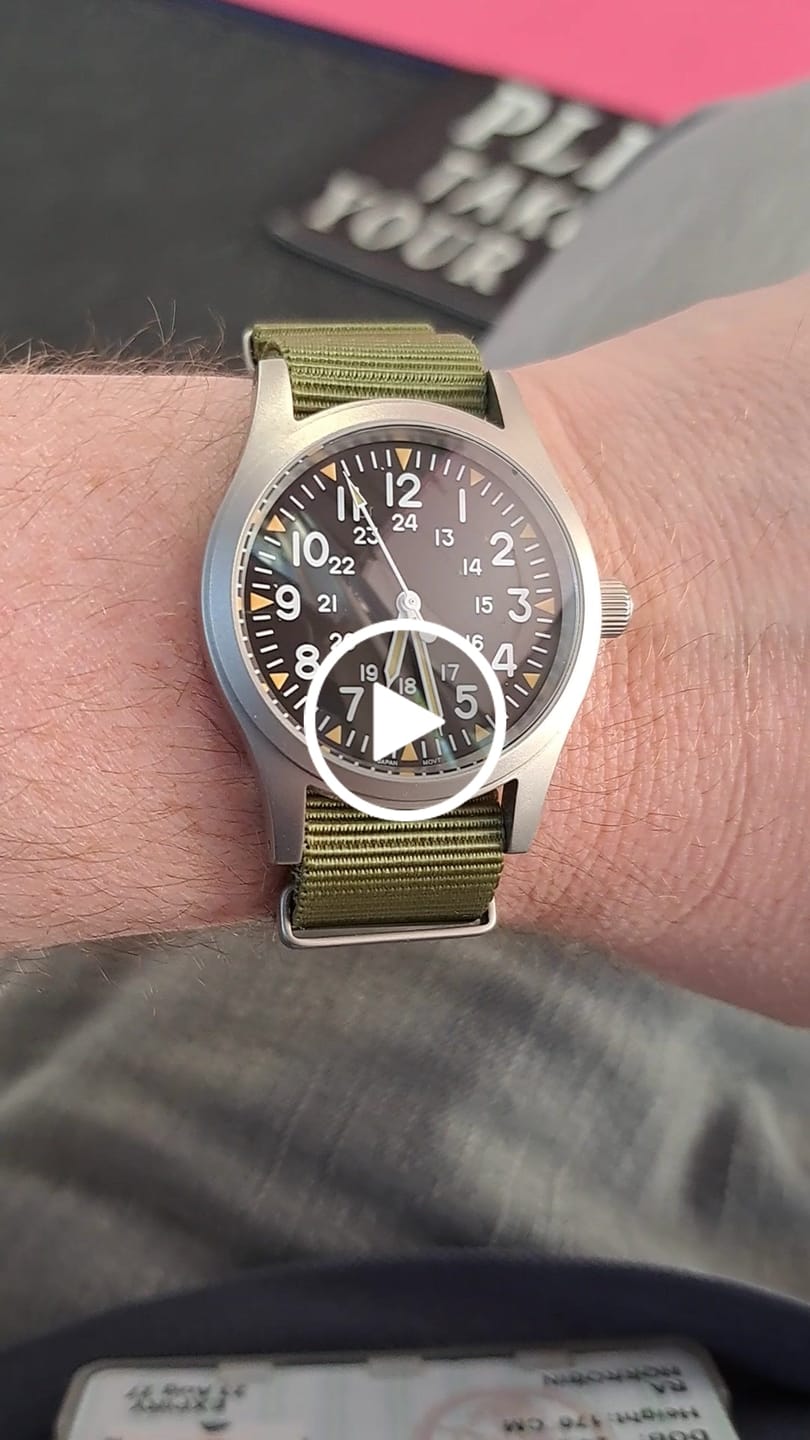 Customer video review of The "Daily Beater" Field Watch
