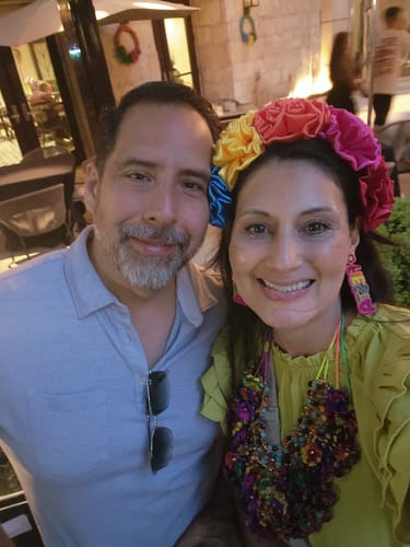 Customer photo review of Flirtatious Flutter Blouse