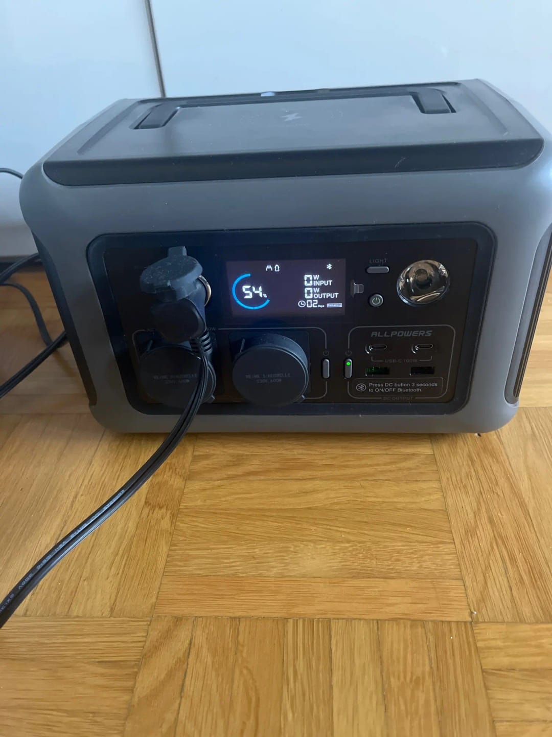 Customer photo review of Tragbare Powerstation - Blackout Cube