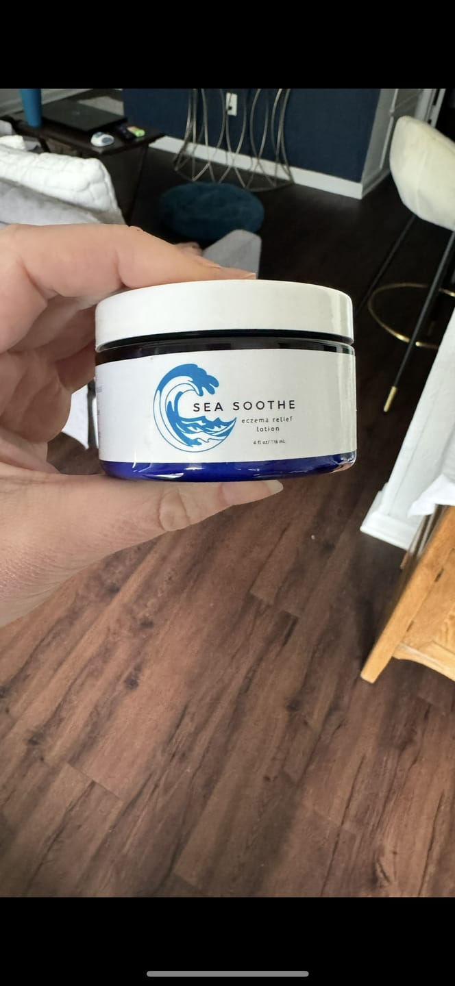 Customer photo review of Sea Soothe Dry Skin Relief Lotion