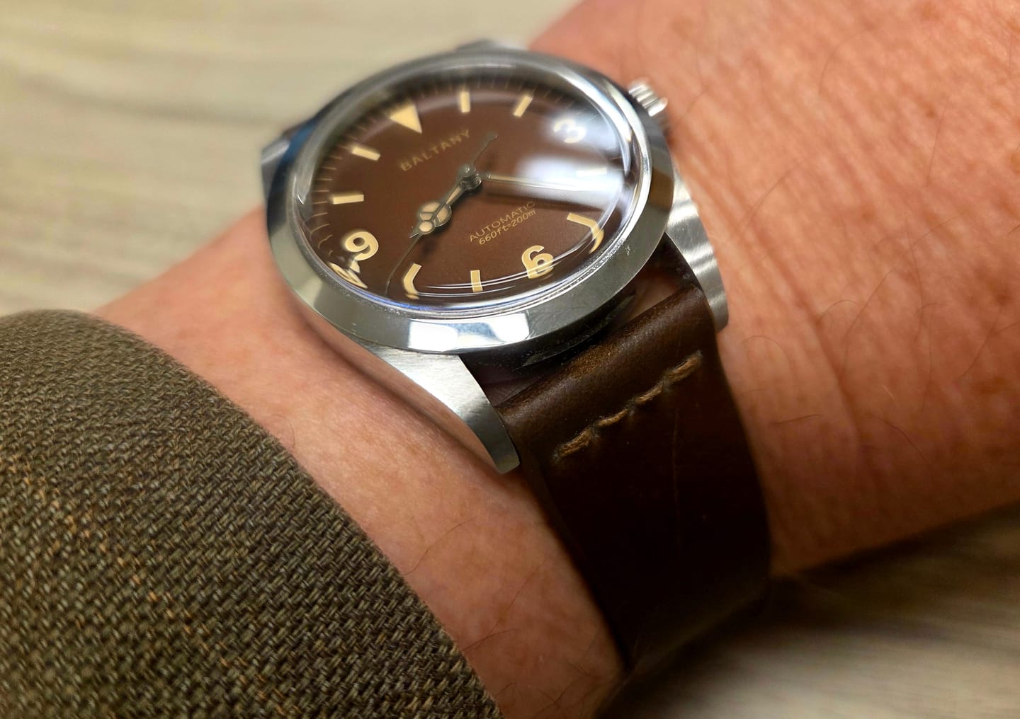 Customer photo review of Unlined Bourbon Shell Cordovan