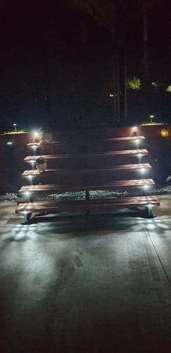 Customer photo review of GardenBrite™ Solar Step Light