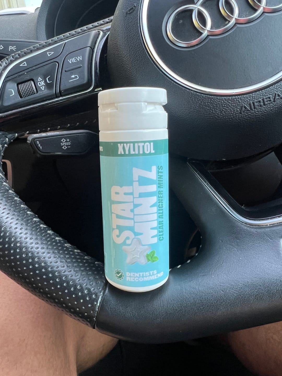 Customer photo review of StarMintz Breath Mints for Aligners