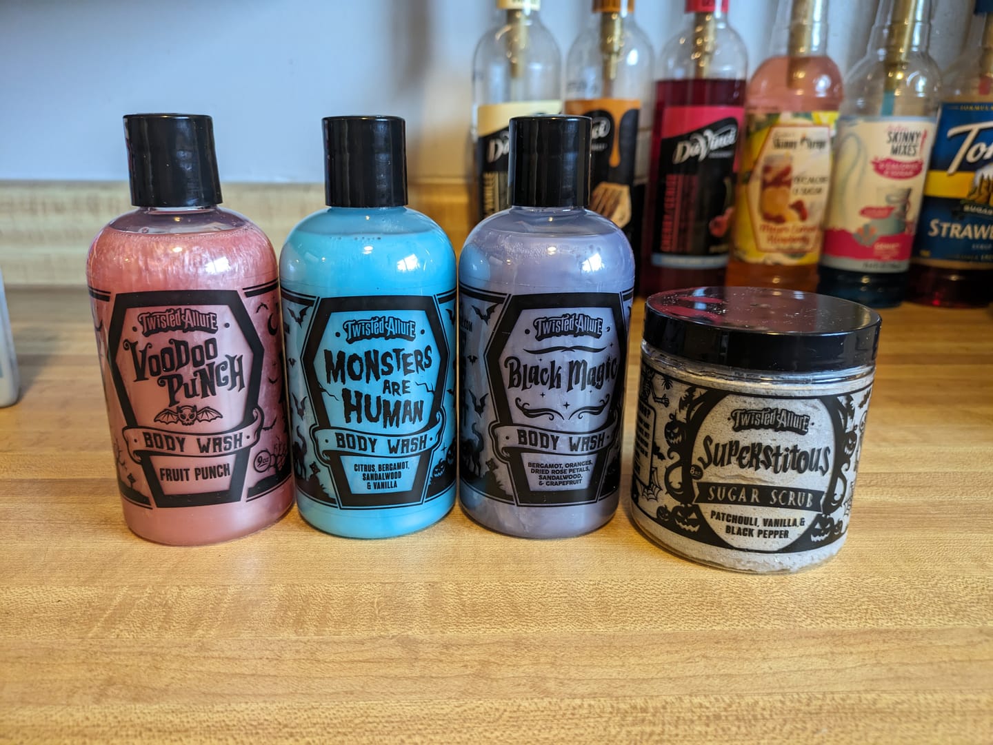 Customer photo review of Monsters Are Human Body Wash