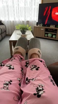 Customer photo review of PLUSH SHERPA SLIPPERS - 50% OFF