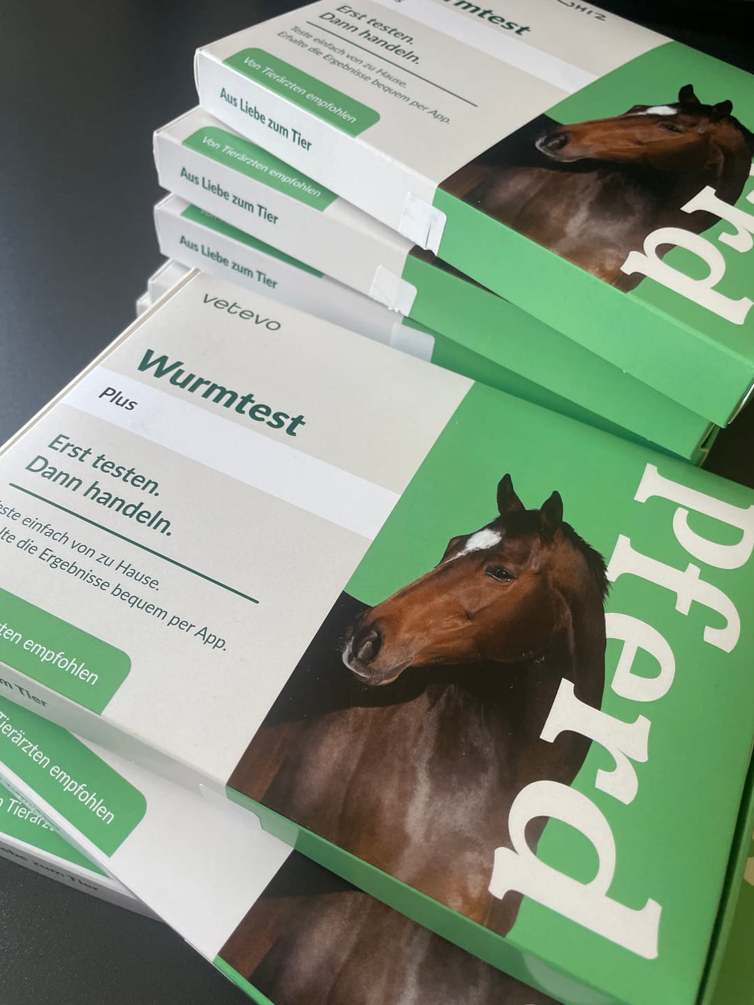 Customer photo review of Wurmtest Pro Pferd Sparpaket