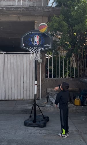 Customer photo review of Canasta de Baloncesto Portátil NBA, Spalding