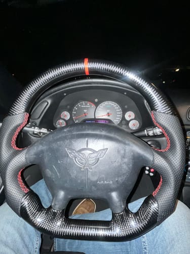 Customer photo review of Genuine Carbon Fiber Steering Wheel For C5 Corvette 1997-2004