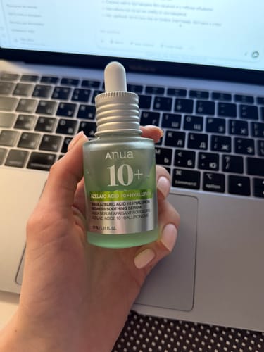 Anzhelika K. review of Serums ar azelaīnskābi Anua Azelaic Acid 10 Hyaluron Redness Soothing Serum image 1 out of 1