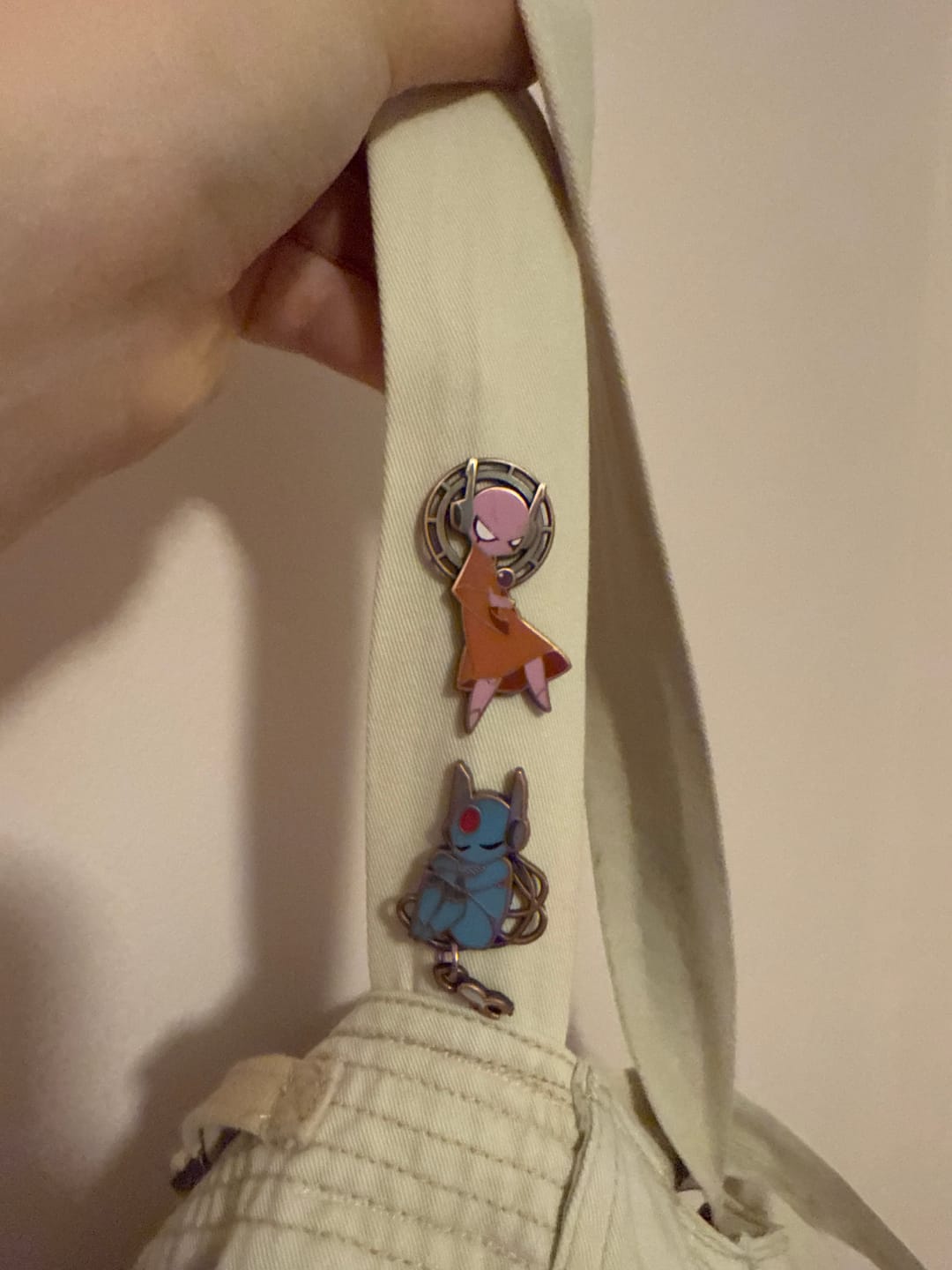 Customer photo review of Rain World - Random Synthetic God Pin