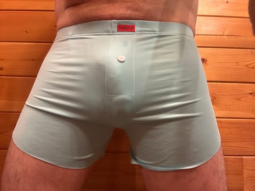 Customer photo review of 4 Packs of Men's Loose Breathable Sports Casual Underwear