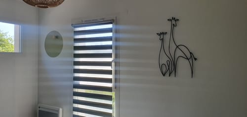 Customer photo review of Décoration Murale en Métal - Girafe