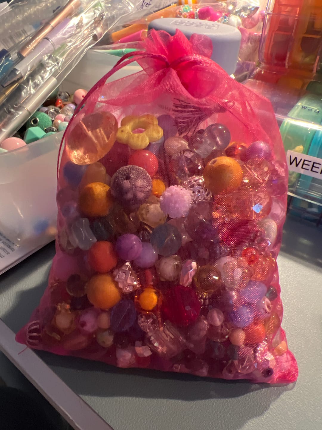 Customer photo review of Multicolor Beads By the LB