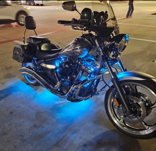 Customer photo review of Easy Install Moto LED Light Kit