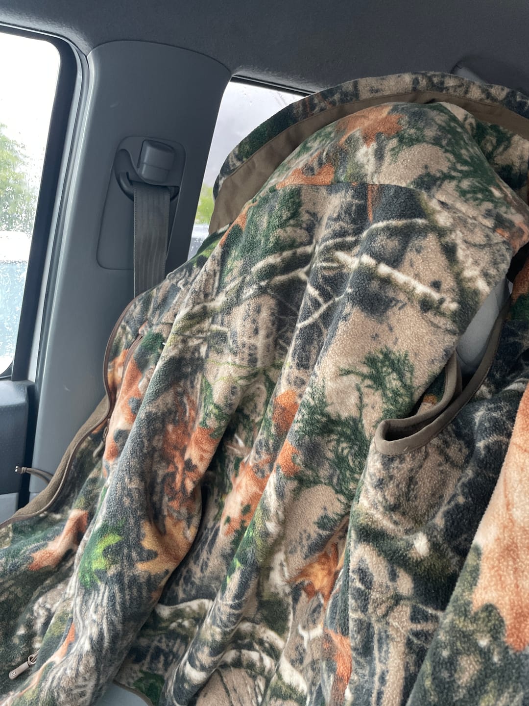 Customer photo review of ThermCore Men's Heated Vest Double-Sided Polar Fleece Hunting Vest