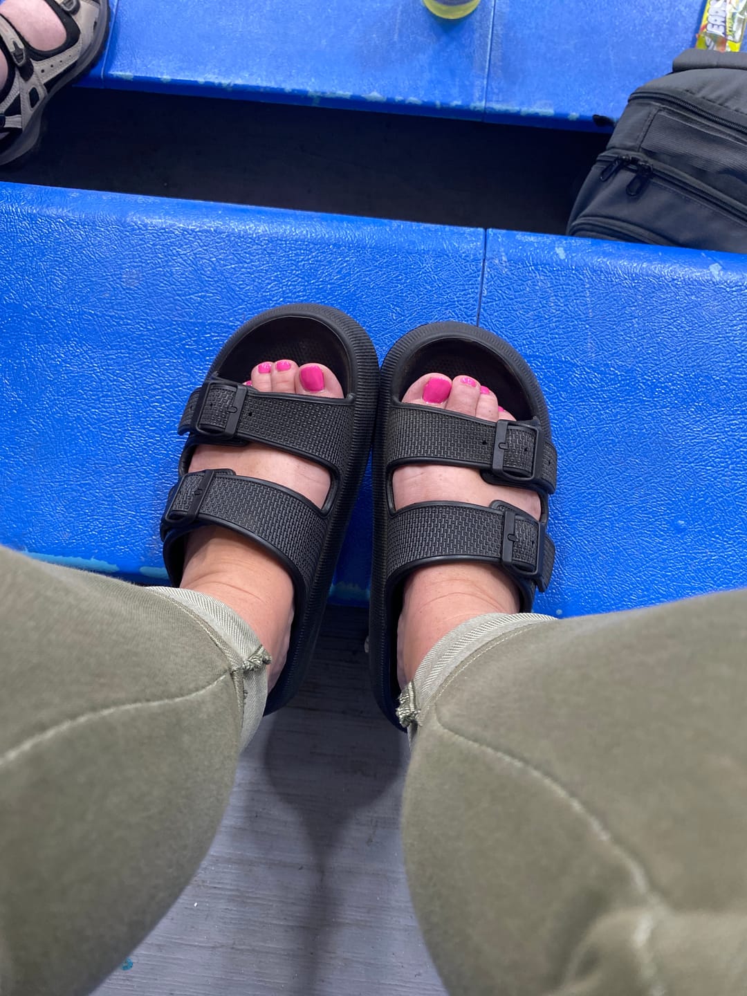 Customer photo review of Cushion Sandals - Cloud Slides