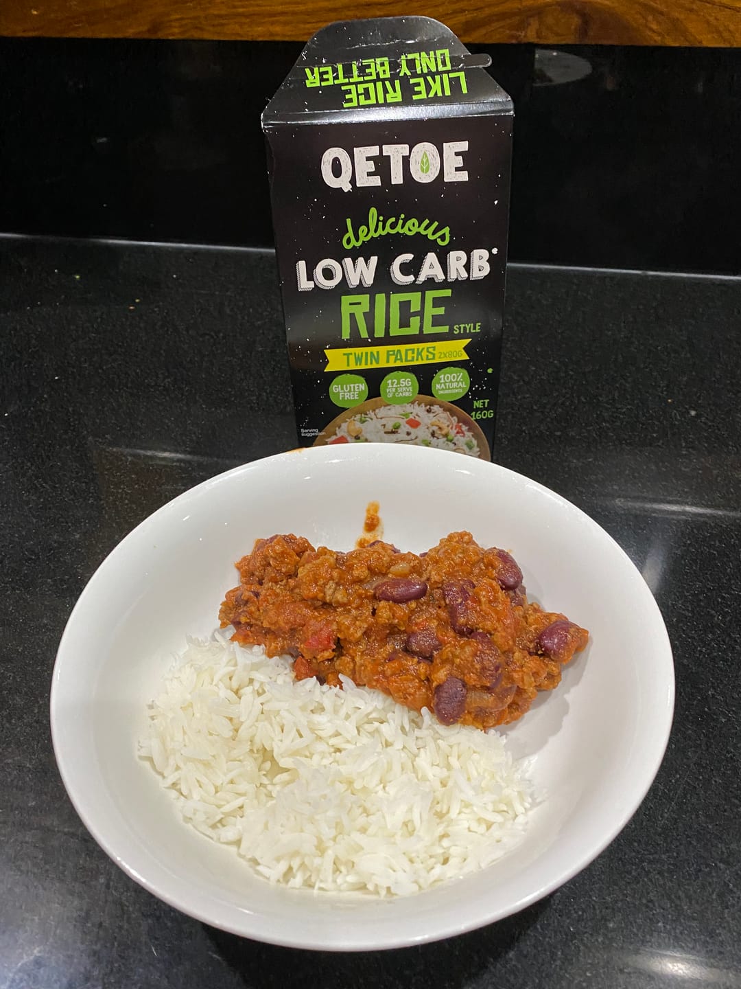 Customer photo review of Qetoe Low Carb Instant Noodle Pack - 2x Chicken and 2 x Beef Flavour Packs
