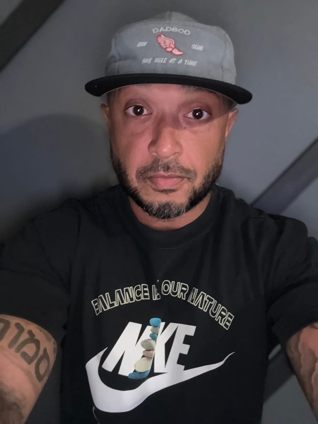 Customer photo review of Dadbod Running Athletic Hat