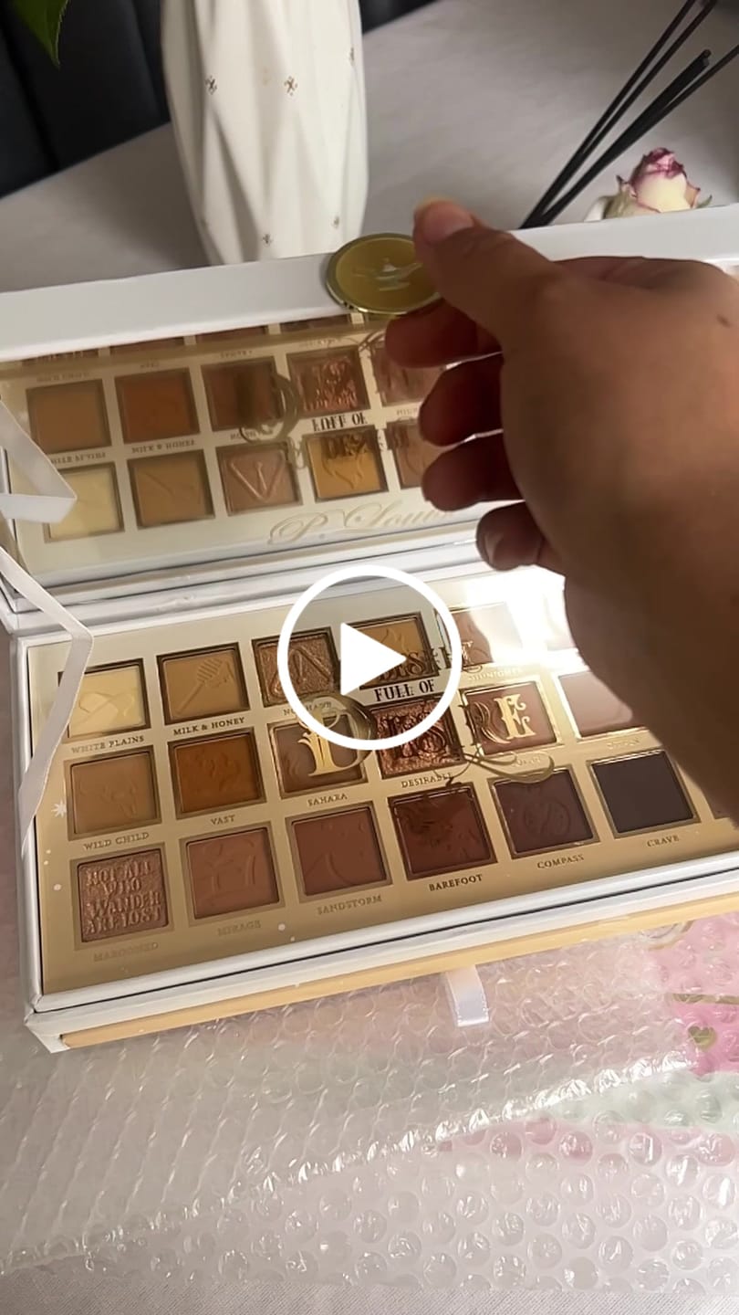 Customer video review of P.Louise A Desert Full Of Desire Palette