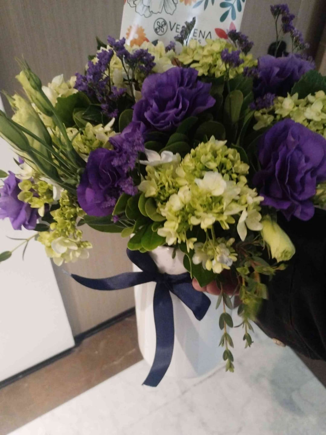 Customer photo review of Ramito de Violetas - Lisianthus Morado