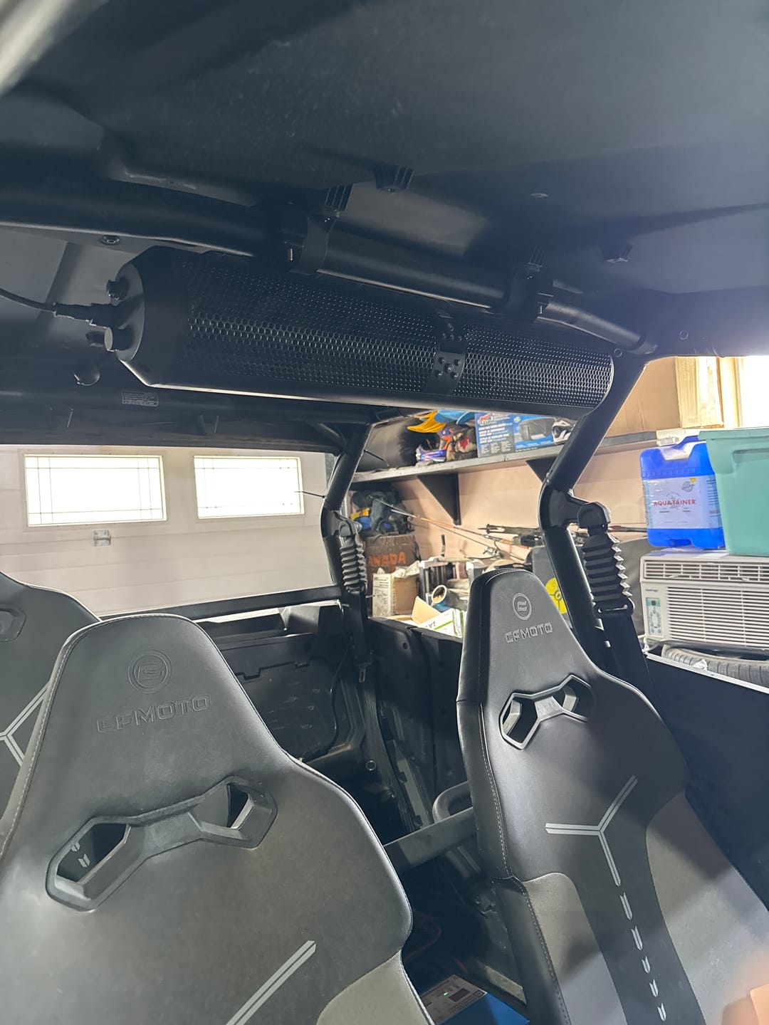 Customer photo review of 6 Speaker UTV Bluetooth Sound Bar for 1.56"-2.25" Roll Bar