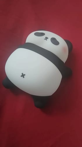 Customer photo review of Panda LED USB Rechargeable Silicone Night Lights