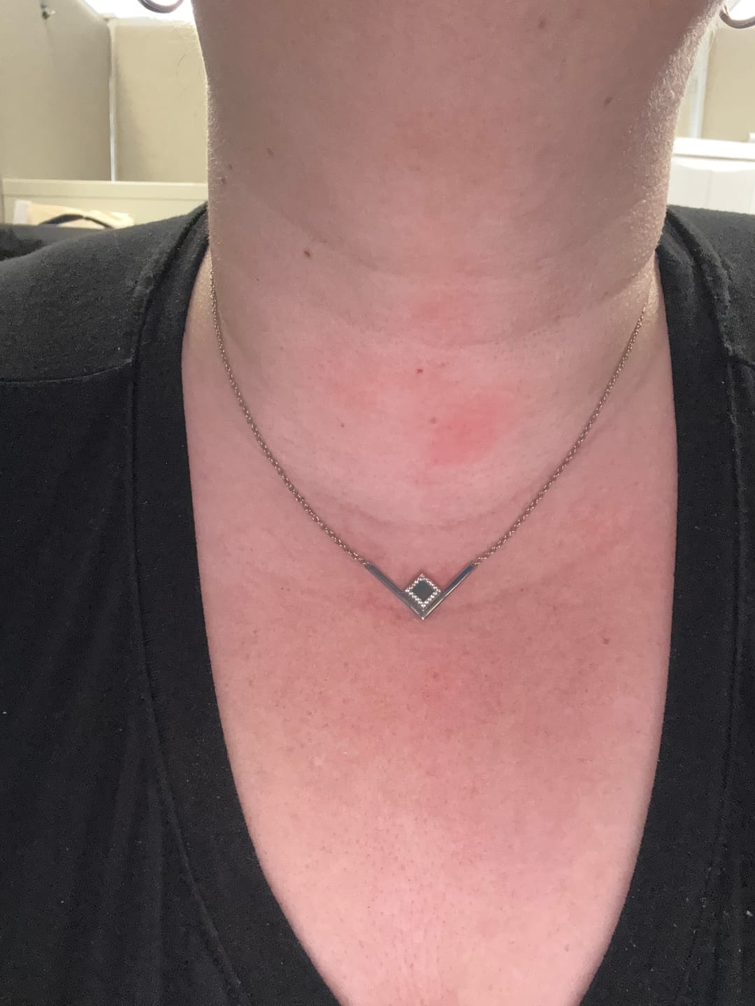 Customer photo review of V Shiny Necklace