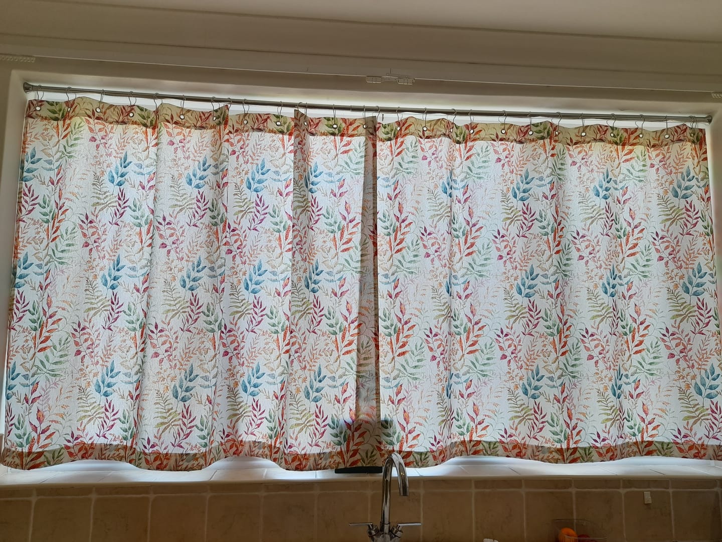 Customer photo review of Leafy Garden Water Resistant Fabric