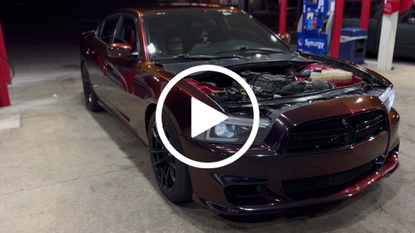 Customer video review of Rainbow Drift Black Red Vinyl Wrap