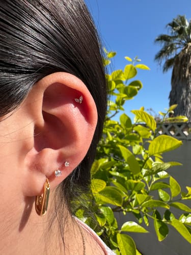 Customer photo review of Piercing Service