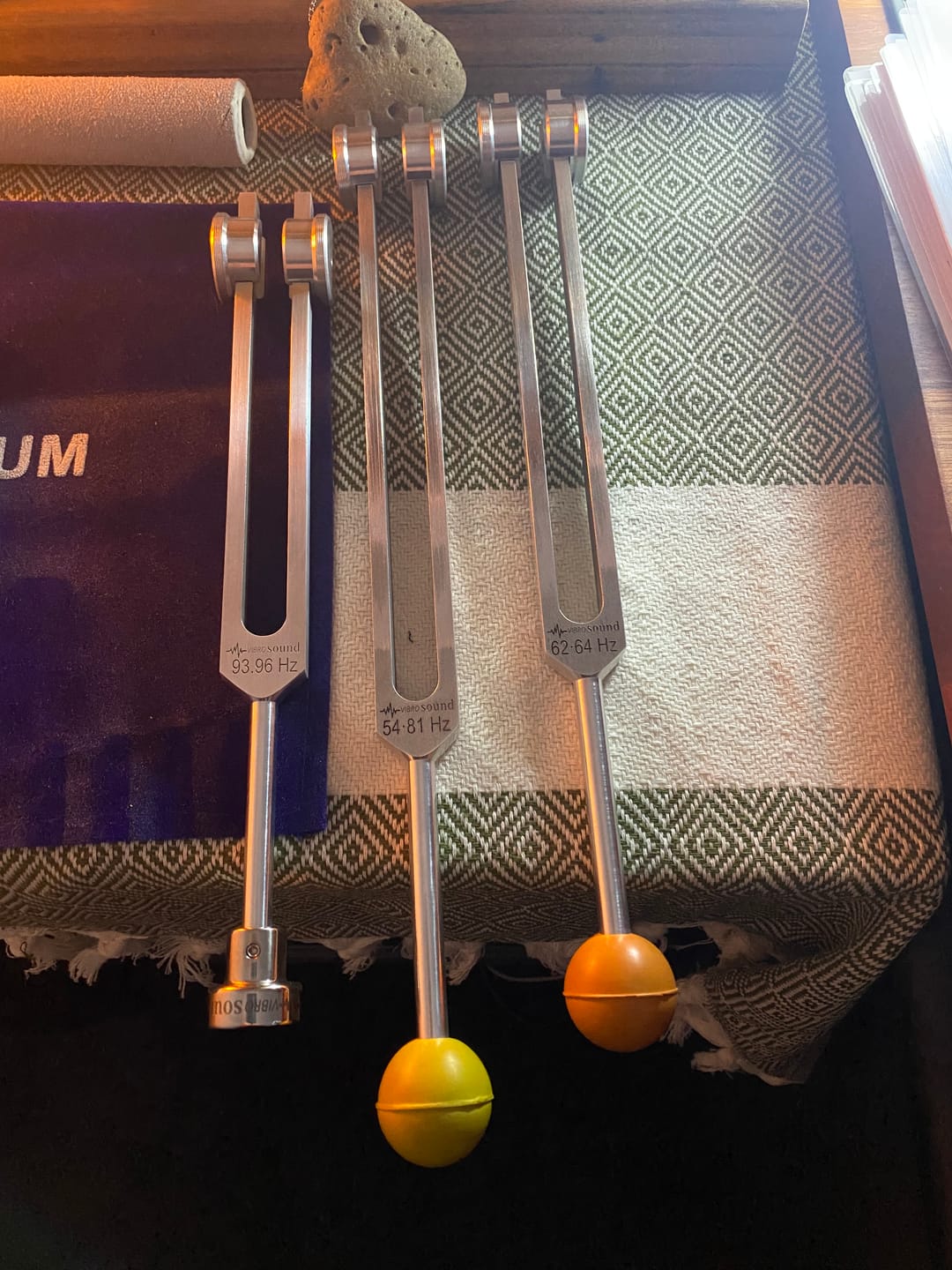 Customer photo review of 93.96hz (Sonic Toner) Weighted Tuning Fork
