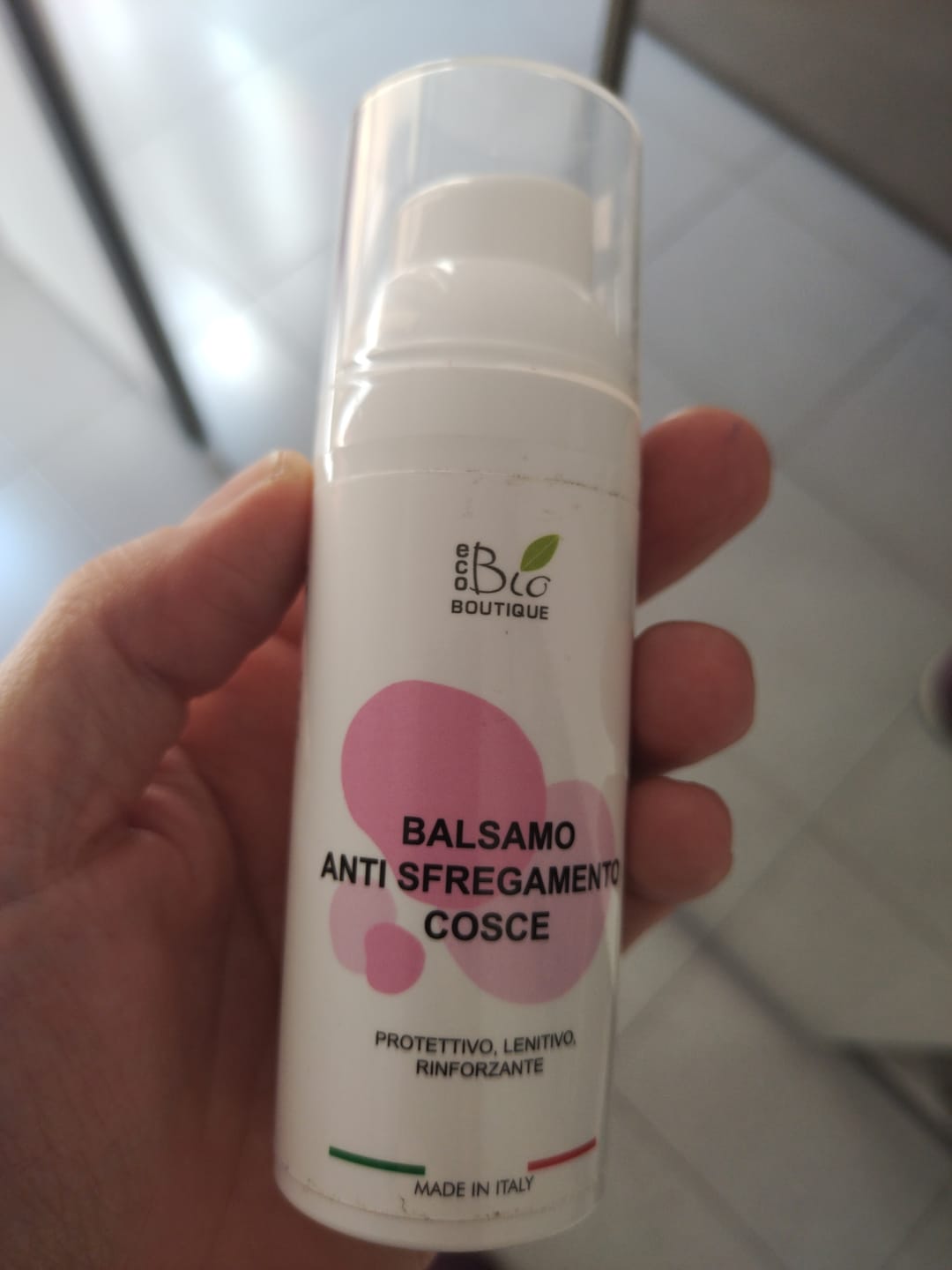 Customer photo review of Balsamo Anti Sfregamento Cosce