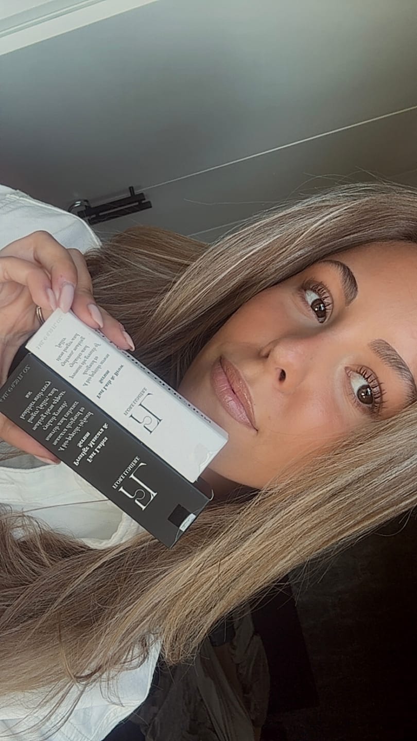 Customer photo review of Fast Lash & Brow Serum