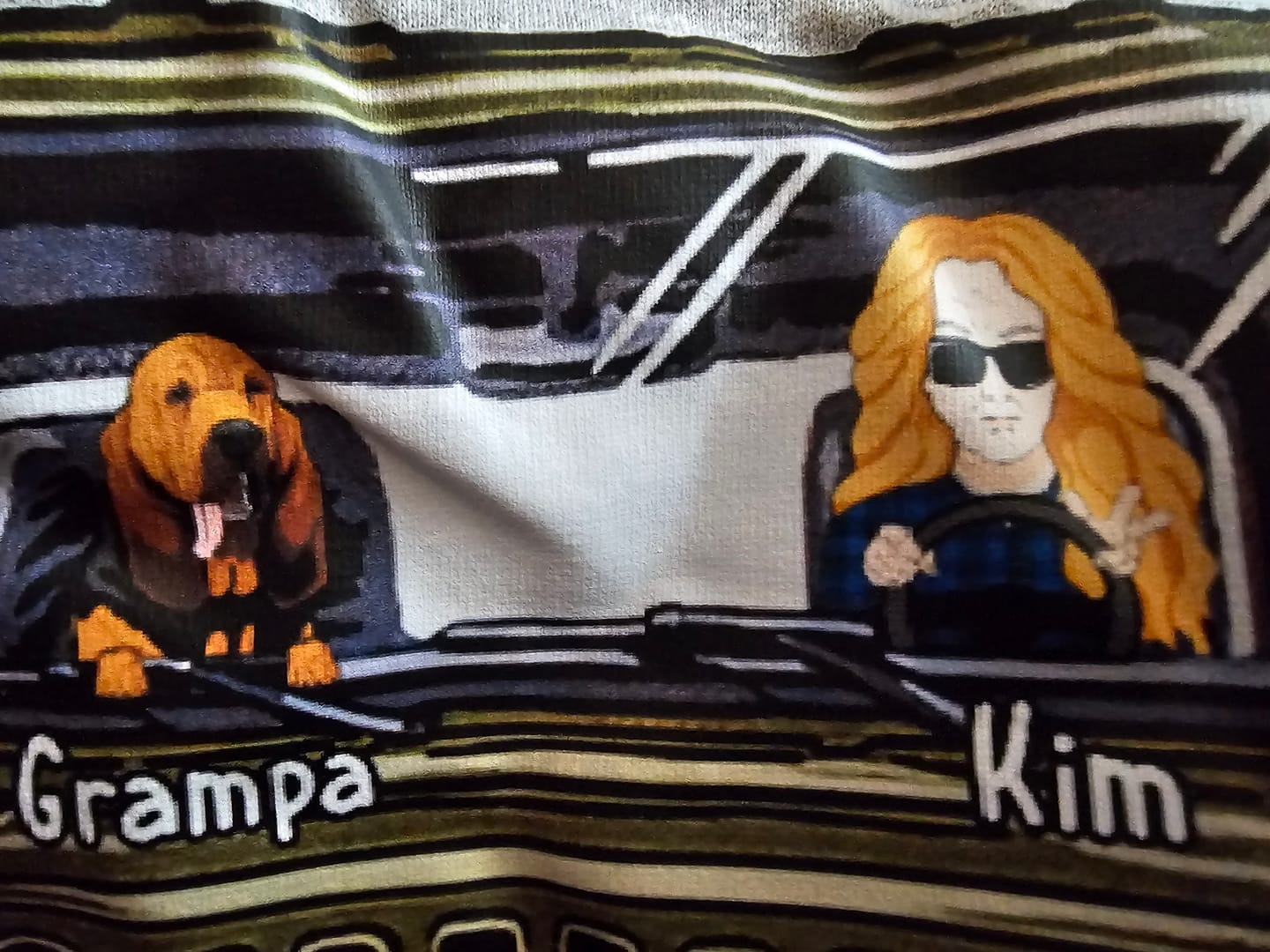 Customer photo review of JP Girl Personalized Shirt All I Need Is My Dogs and My JP CTM00