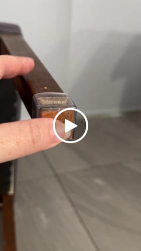 Customer video review of Square Felt Silicone Chair Leg Protectors | Extra-Durable Chair Floor Protectors