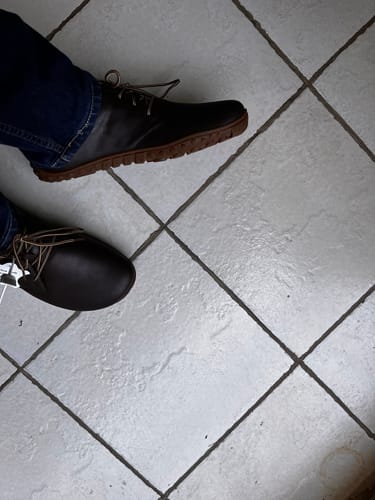 Customer photo review of Baer URBN Leder Exekutive Barefoot Shoes for Men & Women - Brown ( Baer Sole)