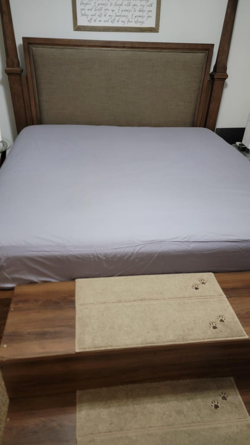Customer photo review of PureGrounding® Fitted Grounding Sheet