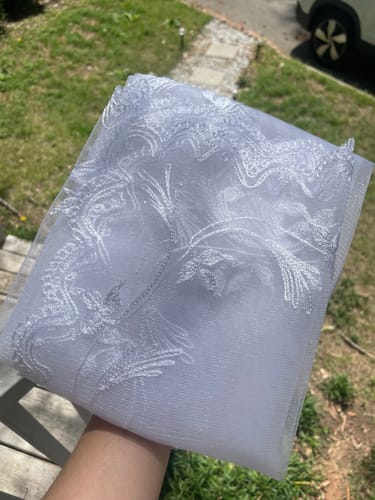 Customer photo review of Birds of Paradise Filipino Unity Veil