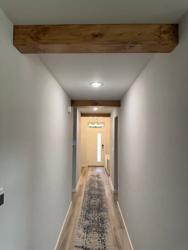 Customer photo review of Rustic Mantels