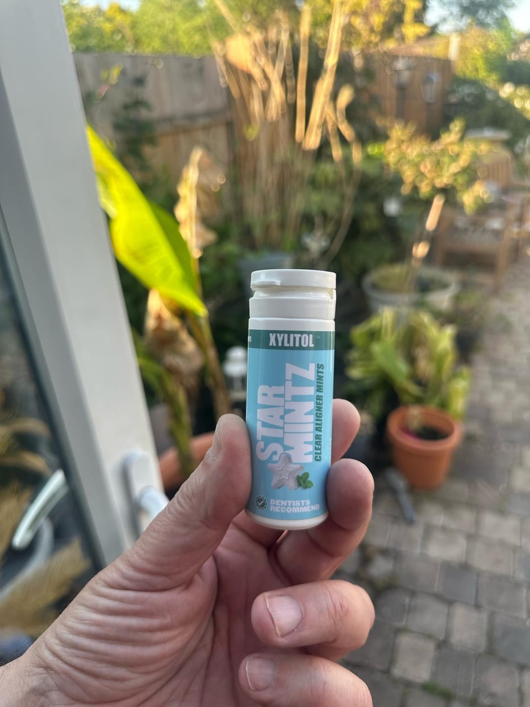 Customer photo review of StarMintz Breath Mints for Aligners