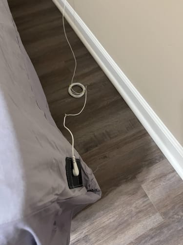 Customer photo review of PureGrounding® Fitted Grounding Sheet