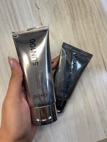 Customer photo review of ZERO Makeup Water Based Sunscreen SUN100 30 ml