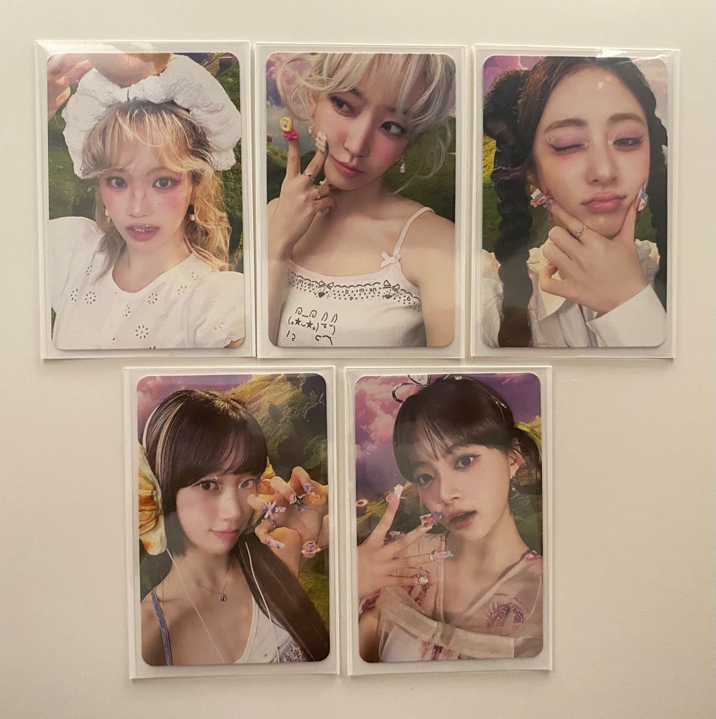 Customer photo review of COLORED PHOTOCARD SLEEVES - 61x91mm