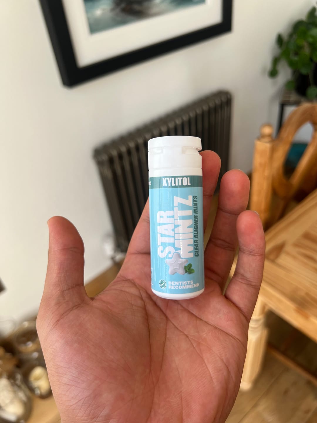 Customer photo review of StarMintz Breath Mints for Aligners