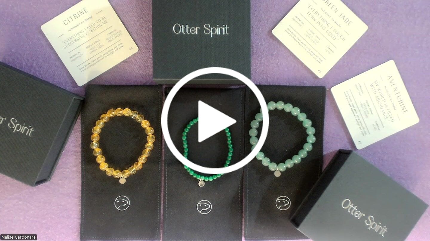 Customer video review of Aventurine Bracelet