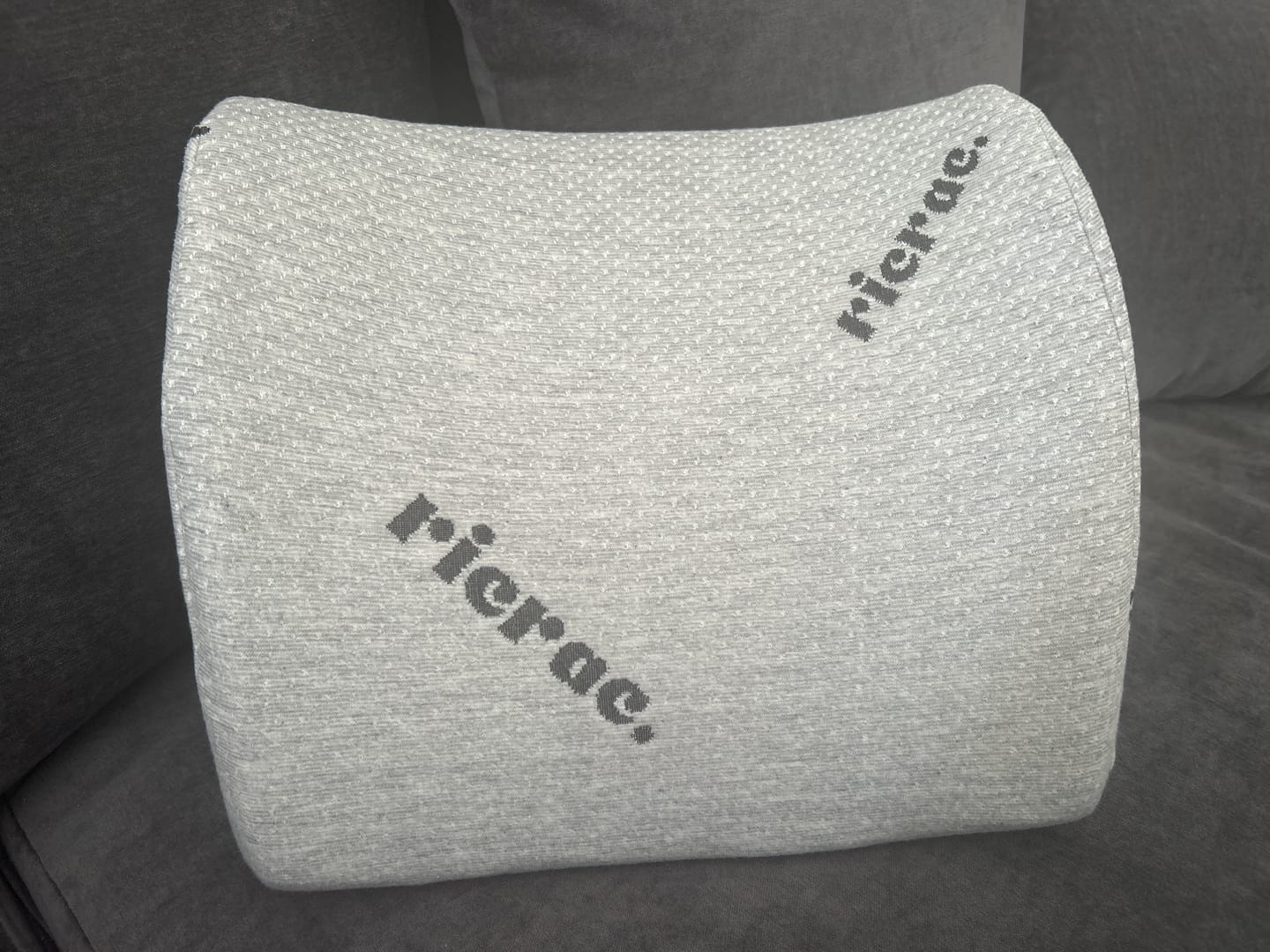 Customer photo review of Back Support Pillow - Rolo
