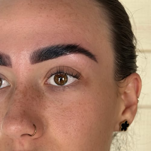 Customer photo review of Boo Beauty Bar - Pure Care Lash & Brow Lift - 1,2 & 3 Steps - 3x10 0.8ml Sachets